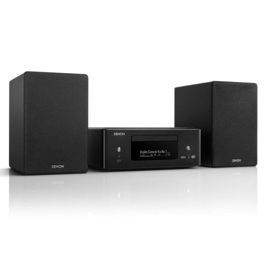 Denon CEOL N12DAB Micro Cadena con Sintonizador de Radio DAB/FM y Reproductor de CD Negra