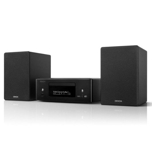 Denon CEOL N12DAB Micro Cadena con Sintonizador de Radio DAB/FM y Reproductor de CD Negra
