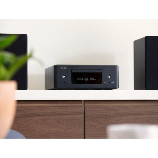 Denon CEOL N12DAB Micro Cadena con Sintonizador de Radio DAB/FM y Reproductor de CD Negra