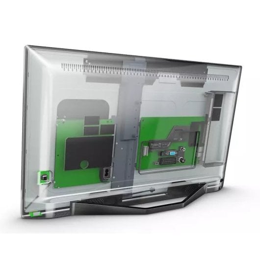 Philips 24HFL3014P/12 TV 61 cm (24") HD Noir, Transparent 250 cd/m²