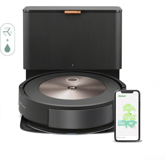 iRobot Roomba Combo j5+ j557640 Robot aspirapolvere e lavapavimenti con svuotamento automatico