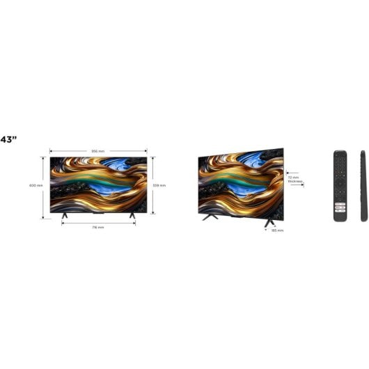 TCL P75 Series 43P755 43" LED UltraHD 4K Smart TV