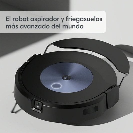 Aspirador Robô com Mopa iRobot Roomba J7 plus Com Esvaziamento Automatico Navegação PrecisionVision 10.000Pa Controlo por Voz IA
