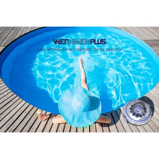 Nettoyeur de piscine à batterie Gre RBR75 pour piscines hors sol et creusées