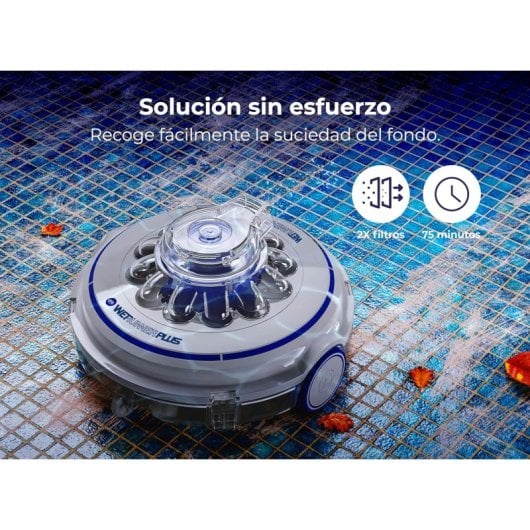 Nettoyeur de piscine à batterie Gre RBR75 pour piscines hors sol et creusées