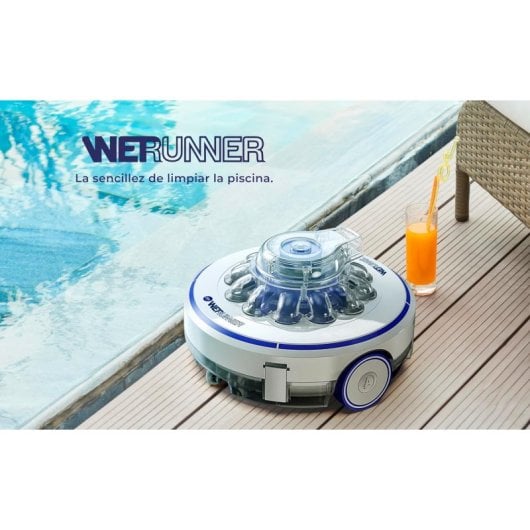 Gre RBR60 Robot de Limpeza a Bateria para Piscinas Elevadas e Enterradas