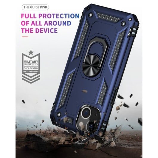 Max Power Digital-Magnethülle mit Ring-Technologie in Militärqualität, Blau für iPhone 13