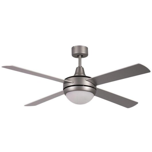Ventilatore da soffitto universale blu Siroco 6042X a 3 velocità con luce e telecomando 55W