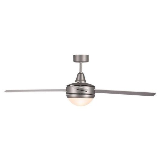 Ventilatore da soffitto universale blu Siroco 6042X a 3 velocità con luce e telecomando 55W