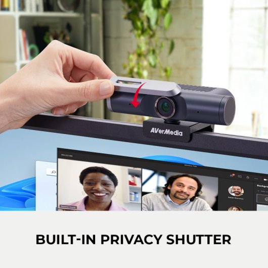 Webcam Avermedia PW515 UltraHD 4K HDR Nera