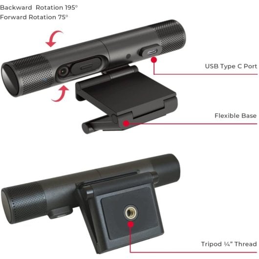 Avermedia DualCam PW313D Webcam Dupla FullHD Preta