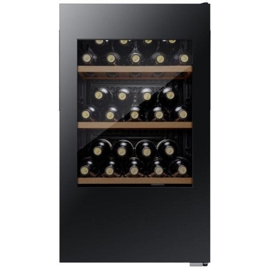 Vinoteca Hisense RW12D4NWG0 30 Garrafas Preto Porta em Vidro Anti-UV
