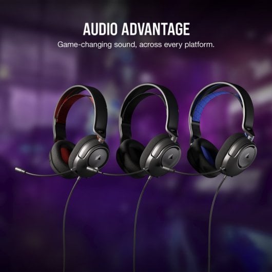 Casque de jeu multiplateforme Corsair HS35 v2 Carbon