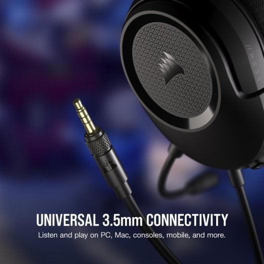 Casque de jeu multiplateforme Corsair HS35 v2 Carbon
