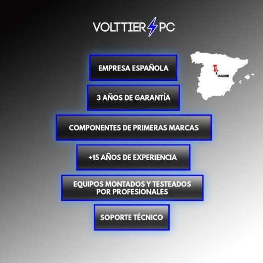 VolttierPC PC Oficina Intel Core i9 12900K/32GB/1TB SSD