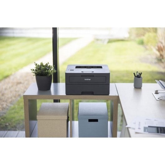 Brother HL-L2445DW Impresora Láser Monocromo WiFi Dúplex + Tóner Original Brother TN-2510XL Negro