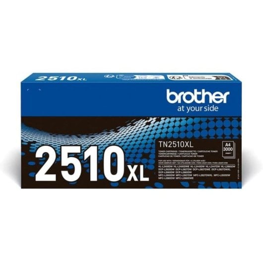 Brother HL-L2445DW Impresora Láser Monocromo WiFi Dúplex + Tóner Original Brother TN-2510XL Negro