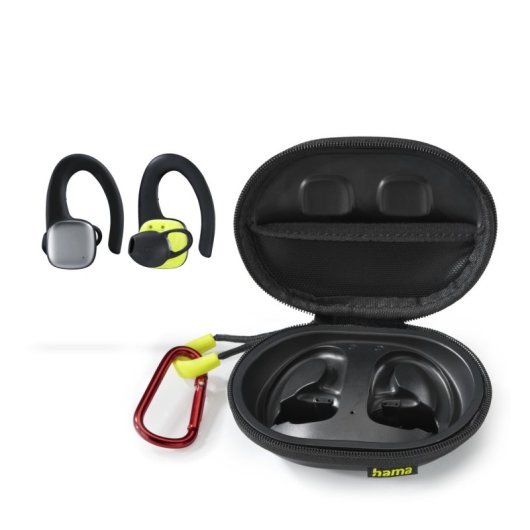 Hama Spirit Athletics BT Casque Noir/Jaune