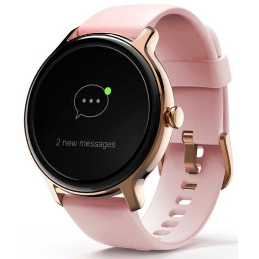 Hama Fit Watch 4910 Bluetooth GPS 45mm LCD Rosa IP68 SpO2 Cardiofrequenzimetro Monitor Sonno