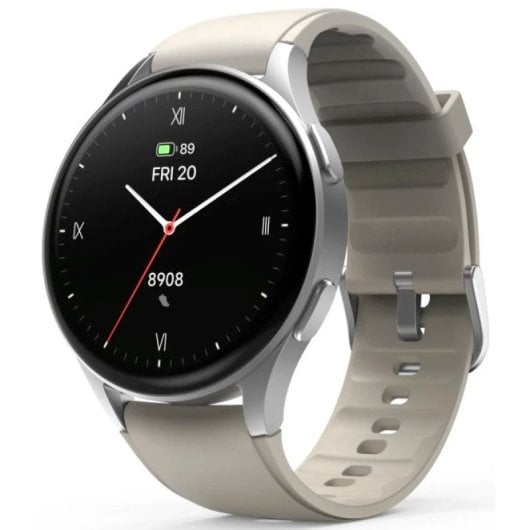 Hama 8900 Reloj Smartwatch Plata/Beige