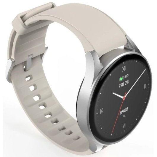Hama 8900 Reloj Smartwatch Plata/Beige