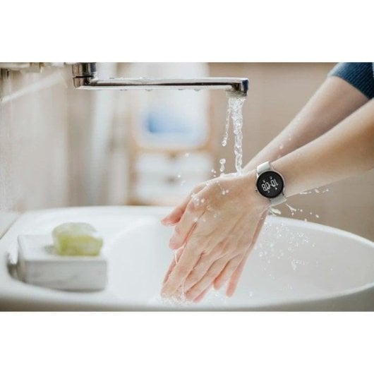 Hama Fit Watch 4910 Bluetooth GPS 45mm LCD Grau IP68 SpO2 Herzfrequenzmesser Schlaftracking