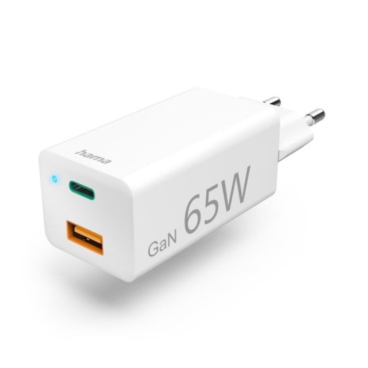 Hama 00201643 Ladegerät für Mobilgeräte Kopfhörer, Laptop, Powerbank, Smartphone, Tablets Weiß AC Schnellladung Drinnen