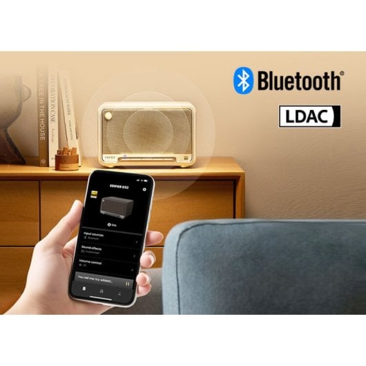 Edifier D32 Altavoz Portátil de Sobremesa Bluetooth 60W RMS Negro