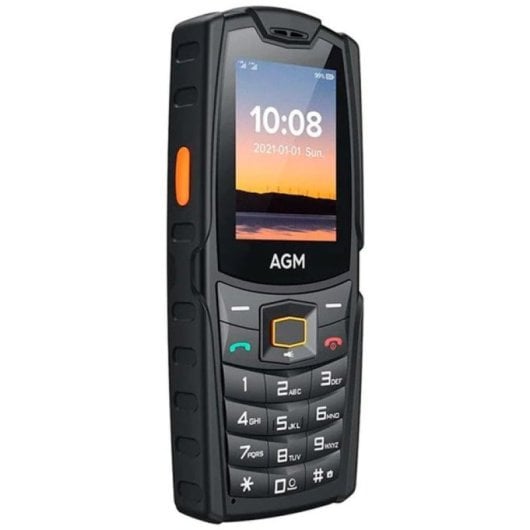 AGM M6 Teléfono Básico para Mayores Rugerizado Negro