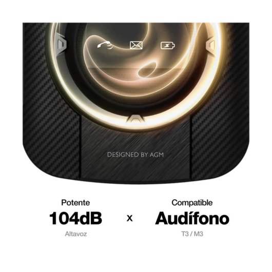 Agm M8 Flip 4g Nero / Robusto / Mobile 2.8&quot;