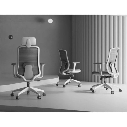 Spacio Ardena Silla Ergonómica de Malla Gris