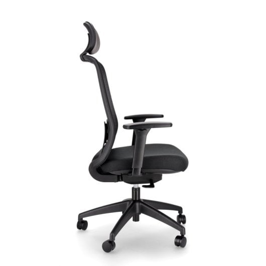 Spacio Ardena Silla Ergonómica de Malla con Cabezal Negra