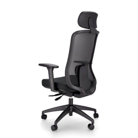 Spacio Ardena Silla Ergonómica de Malla con Cabezal Negra
