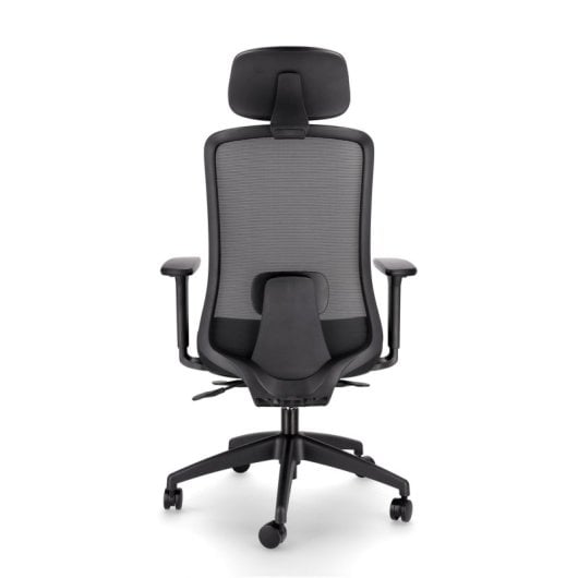 Spacio Ardena Silla Ergonómica de Malla con Cabezal Negra