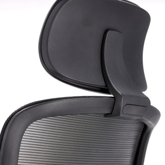 Spacio Ardena Silla Ergonómica de Malla con Cabezal Negra