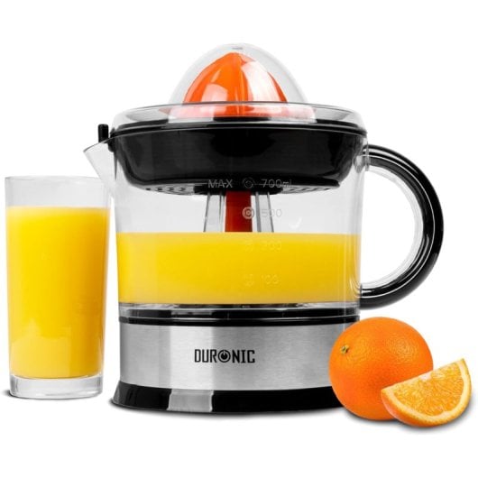 Duronic JE407 Exprimidor de Naranjas Eléctrico 40W 700ml Bpa Free Apto Para Lavavajillas