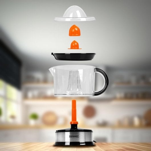 Duronic JE407 Exprimidor de Naranjas Eléctrico 40W 700ml Bpa Free Apto Para Lavavajillas