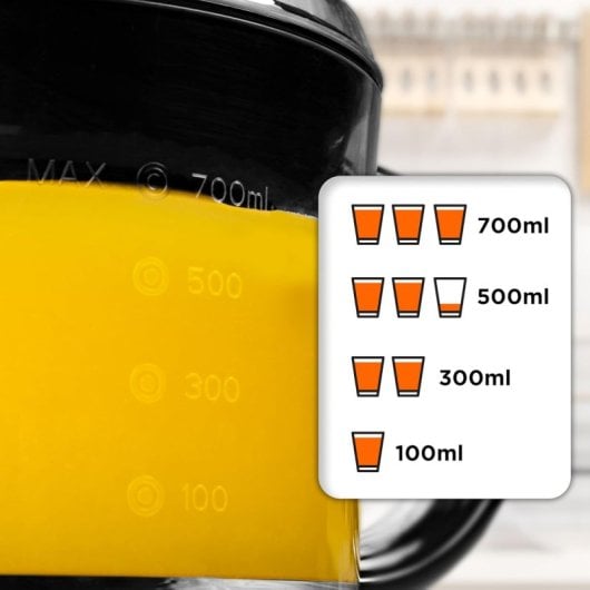 Duronic JE407 Exprimidor de Naranjas Eléctrico 40W 700ml Bpa Free Apto Para Lavavajillas