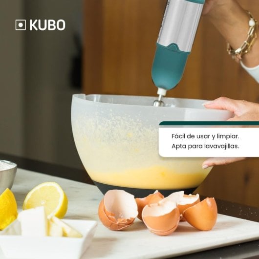 Kubo Batidora de Mano 3 en 1 1000W Verde/Inox