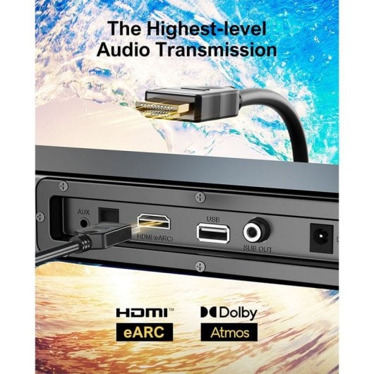 Ultimea Nova S50 Barra de Sonido 2.1 con 3 Altavoces Negros