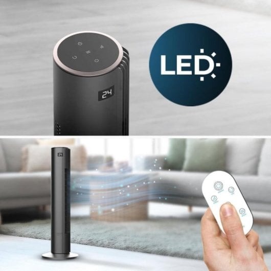 Ventilador Torre Cecotec Energysilence 790 Skyline Smart 45W 30" 3 Velocidades