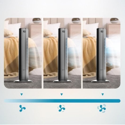 Ventilador Torre Cecotec Energysilence 790 Skyline Smart 45W 30" 3 Velocidades