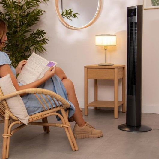 Ventilateur tour Cecotec EnergySilence 9090 Skyline Ionic 47" 45W ioniseur télécommande
