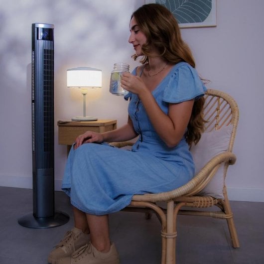 Ventilateur tour Cecotec EnergySilence 9090 Skyline Ionic 47" 45W ioniseur télécommande