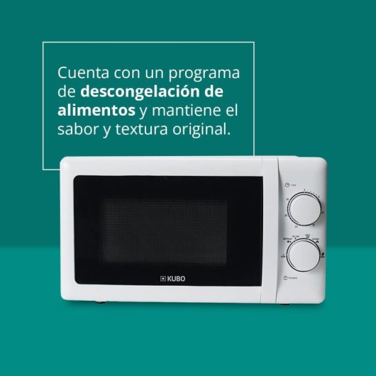 Kubo Microondas 20L 700W Blanco