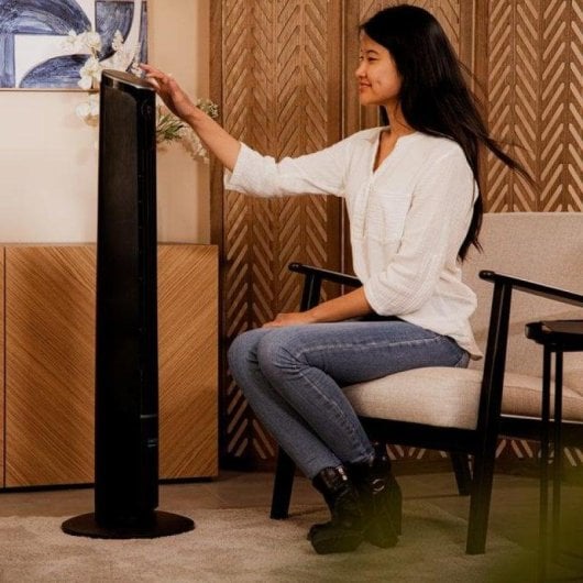 Ventilatore a Torre Cecotec EnergySilence 9250 Skyline Smart Tilt 45W 42" Oscillazione Display LED