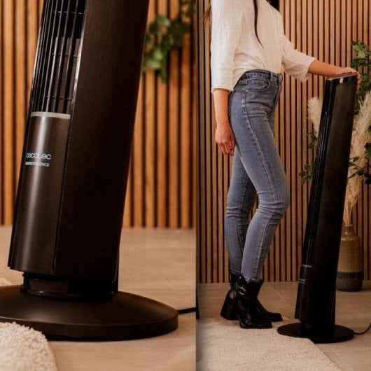 Ventilatore a Torre Cecotec EnergySilence 9250 Skyline Smart Tilt 45W 42" Oscillazione Display LED