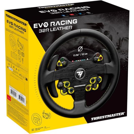 Thrustmaster EVO Racing 32R Leather Aro de Volante para Bases Thrustmaster