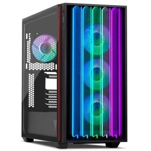 Yeyian Mirage S Mid Tower in vetro temperato ARGB USB-C 3.2 Nero