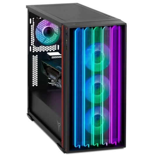 Yeyian Mirage S Mid Tower in vetro temperato ARGB USB-C 3.2 Nero